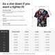 thumbnail image 5 of Fotbe Mushroom Doodle Camisa Estampada de Manga Corta para Hombre, Casual de Verano, Estilo Playero, Sin Arrugas-X-Large, 5 of 5