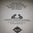 thumbnail image 3 of PAPAW'S GARDEN SUPPLY LLC. HELPING THE NEXT GENERATION GROW! Hatch Cert. Ms. Junie Chile Hot Pepper 20 Seeds, 3 of 6