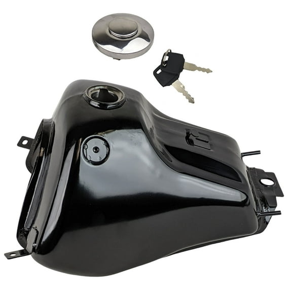 OEM Apollo Metal Steel Fuel Gas Tank with Cap for 110cc 125cc Dirt Pit Bikes Compatible with Apollo 007 X5 X7 APOLLO 125 110cc Motorcycle Models