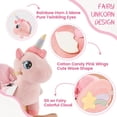 thumbnail image 6 of FUNLIO Unicorn Baby Rocking Horse, Rainbow Fairy Toddler Pink, 6 of 7