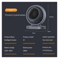 thumbnail image 4 of Electric Heater Portable Desktop Fan, Stove Warm Air Blower 380W Mini Radiator, Home Office Room Warmer For Winter Machine ,Warm Any Angle, 4 of 7