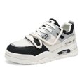 thumbnail image 7 of New Men's Breathable White Sneakers, Versatile Low-Top Casual Skate Shoes and  Trendy, 7 of 7