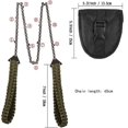 thumbnail image 2 of Portable Chainsaw Hand Saw With Multifunction Parachute Rope Handles Nylon Tool Kit,for Camping, Hunting65cm, 2 of 5