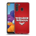thumbnail image 1 of Head Case Designs Officially Licensed Wonder Woman DC Comics Logos Text Soft Gel Case Compatible with Samsung Galaxy A21 (2020), 1 of 7