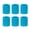 Neon Blue, variant on TOPTIE 6 Pack Neon Sweat Wristbands for Sport Events, Terry Cloth Arm Bands Wrist Sweatband for Basketball - Neon Blue