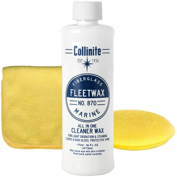 Combo de Cera Limpiadora COLLINITE Fleetwax No. 870, 473 ml