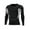 New Black, variant on Men's Compression Shirts Long Sleeve Athletic Workout Tops Active Sports Baselayers Red Size 2XL