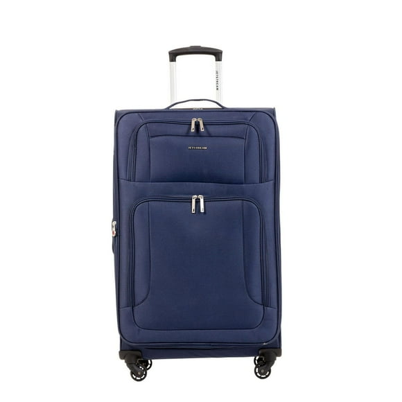 Jetstream Softside Expandable Large Checked Luggage, Lightweight Rolling Travel Suitcase with Spinner Wheels