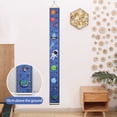 thumbnail image 2 of Cartoon Baby Kids Growth Chart Record Wood Frame Height Measurement Ruler Wall Sticker Girls Room Wall Decoration, 2 of 9