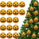 thumbnail image 1 of 12 adornos de calabaza y bola navideña para Halloween | Decoraciones colgantes galvanizadas mate pintadas a mano | Decoración navideña ligera y duradera para celebrar en el árbol y el hogar, 1 of 7