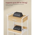 thumbnail image 3 of Carrito de almacenamiento VASAGLE enrollable de 4 niveles con cajón, 30 x 46 x 96 cm, 3 of 6