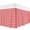 Red White, variant on Black Blue Plaid Bed Skirt Queen Size, Country Buffalo Checked Gingham Wrap Around Bed Skirting with Adjustable Elastic Strap, Dust Ruffle Pleated Bedskirts 16 Inch Drop for Bedroom Queen Beds