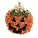 thumbnail image 3 of Puerta de calabaza de Halloween Guirnalda colgante Cartel de bienvenida Decoración de puerta delantera de otoño Suministros de fiesta rústica Material BLESIY corona de otoño, 3 of 8
