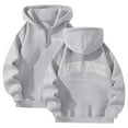 thumbnail image 1 of Women's Casual Zip Up Hoodie With Bow Print Pullover Sweatshirt For Daily Wear Spring Fall Winter Basic Outerwear, 1 of 3