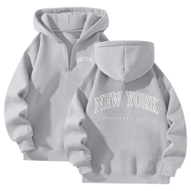 Women's Casual Zip Up Hoodie With Bow Print Pullover Sweatshirt For Daily Wear Spring Fall Winter Basic Outerwear