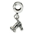 thumbnail image 2 of Fancy Bead White Sterling Silver Themed 22.73 mm 3.64 Reflections Hair Dryer Dangle Bead, 2 of 3