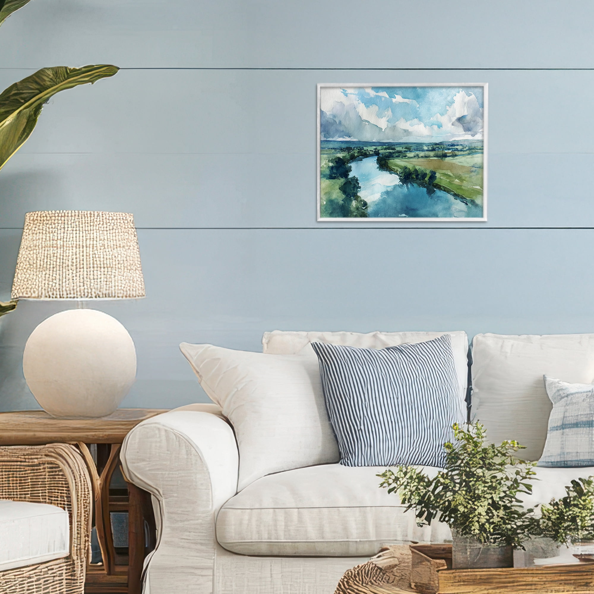 Stupell Industries In The Wild Flow White Framed Giclee Art, design by Svetlana Aleynikova