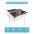 thumbnail image 5 of Teal Red Ombre Succulent Twin XL Size Down Alternative Comforter, Lightweight Comforter Quilt Bedding Set with Pillow Shams Abstract Art Botanical All Seasons Bed Comforter Duvet Insert 68"x98", 5 of 7
