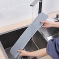 thumbnail image 2 of Suction Cup Splash Guard Water Sink Flap Block Barrier Oil-Proof Splashproof, 2 of 9