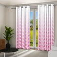 thumbnail image 2 of Aofoto Pink Blackout Curtains for Living Room, Light Blocking Window Curtain/Drapes, Grommet Top, 2 Pack,52x96 inches, 2 of 5