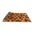 thumbnail image 2 of Ahgly Company Indoor Rectangle Checkered Orange Modern Area Rugs, 2' x 4', 2 of 4