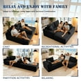 thumbnail image 3 of 103" Modular Sectional Couch with L-Shape Chaise, Modern Boneless Couch for Living Room, Sofa in A Box, Oversized Sofa Sleeper with Deep Seat, No Assembly Required, 3 of 8