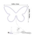 thumbnail image 2 of Miangastore Butterflies Neon Signs Creative LED Wall Light Battery Desktop Neon Light Decor, 2 of 8