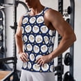 thumbnail image 5 of Pofeuu Cute Sheep With Star Print Men's Workout Tank Tops Sleeveless Muscle Gym Shirt Quick Dry-3X-Large, 5 of 7
