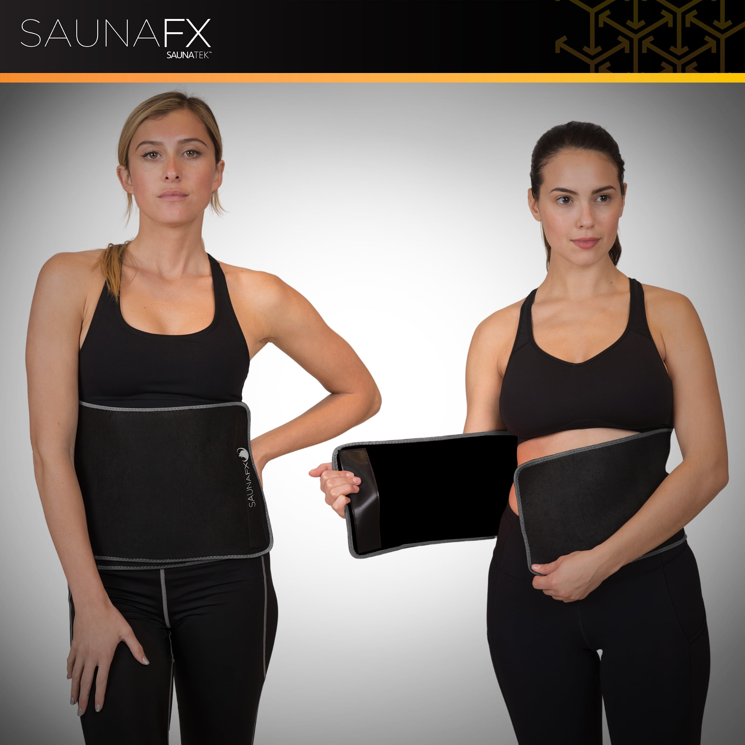 BOER SPORT Waist Trimmer Neoprene Sweat Belt with Sauna Effect for Weight  Loss and Slim Belly + Fat Measuring Caliper