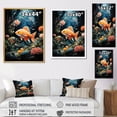 thumbnail image 4 of Designart "Aquariums Aquatic Pastoral Collage II" Aquariums Floater Framed Canvas Print, 4 of 7