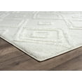 thumbnail image 3 of United Weavers Queensland Kahlil Geometric Shag Runner Rug, White, 2'7" X 7'2", 3 of 6
