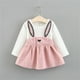 thumbnail image 2 of Odeerbi Vestido Mono Conejito Niña Falda Tirantes Algodón Bebé Vestido Princesa Tirantes Manga Larga, 2 of 7