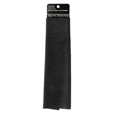 UPC: 0886946139024 | 8.5 x 11 Black Suede Leather by ArtMinds™