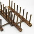 thumbnail image 2 of Bamboo Wooden Dish Rack Plates Holder Organizer Drainer Kitchen Storage Cabinet Organizer for Dish Plate Bowl Cup Pot Lid Cutting Board, 2 of 8