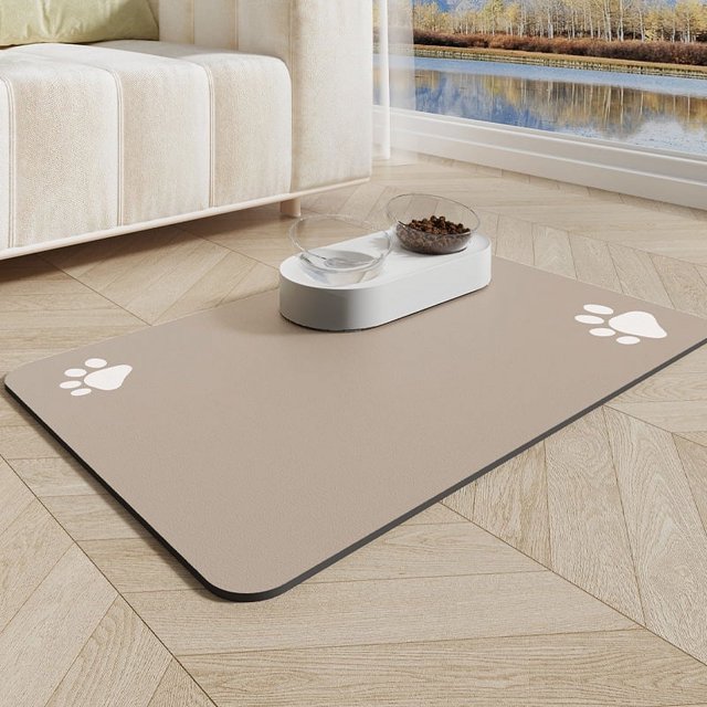 Alfombrilla especial para alimentación de mascotas, mantel individual para gatos y perros, suministros para gatos, alfombrilla de silicona para jaula de perros, alfombrilla antideslizante impermeable