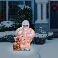 thumbnail image 5 of ProductWorks Rudolph & Bumble Pre-Lit Christmas Yard Ornament Holiday Decor, 5 of 10