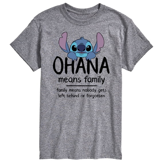 Lilo & Stitch - Ohana Means Family - Men's Short Sleeve Graphic T-Shirt