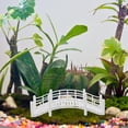 thumbnail image 3 of KAKOWELY Miniature Arch Bridge For Mini Garden Decor Tiny Vintage Bridge Model Micro-Landscape Accessory Plastic Small Bridge Decoration Sand Table Adornment,4.21X"X1.57"X1.22", 3 of 5