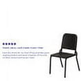 thumbnail image 2 of Flash Furniture 5 Pack HERCULES Series Black High Density Stackable Melody Band/Music Chair, 2 of 16