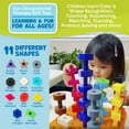 thumbnail image 3 of Skoolzy Tablero de clavijas para niños pequeños 38 piezas con libro electrónico - Tablero de clavijas para niños pequeños - Tablero de clavijas apilable - Juguete de reconocimiento de formas y combina, 3 of 5