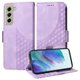 thumbnail image 4 of Funda GANGXUN para Samsung Galaxy S21 FE con diseño acolchado elegante, cuero PU, protección total y ajuste preciso, 4 of 5