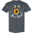 thumbnail image 3 of Inktastic Bee Kind Bees and Sunflower T-Shirt, 3 of 5