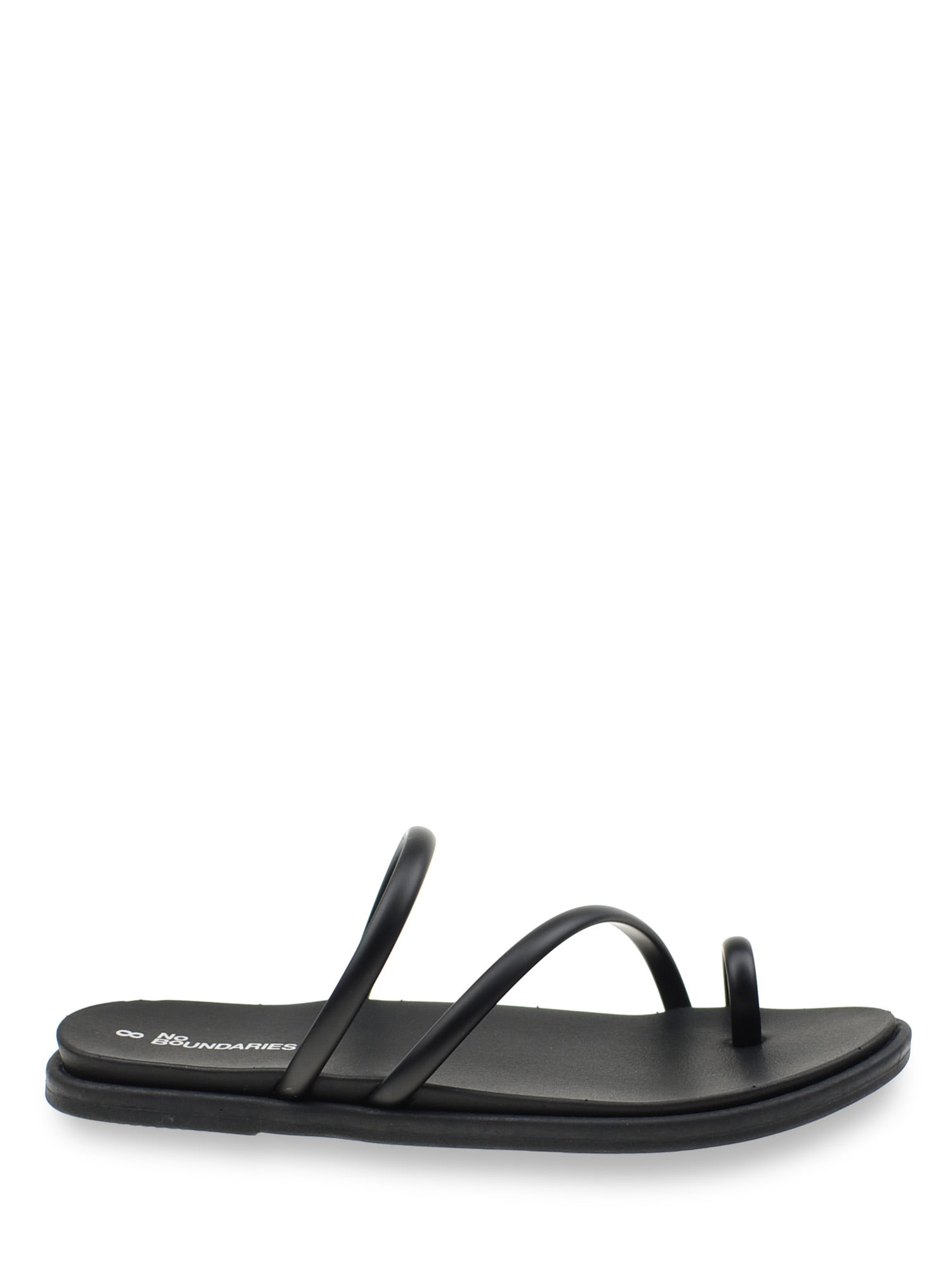 No Boundaries Women's Strappy Toe Loop Sandals