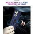 thumbnail image 2 of Military Grade Drop Impact for Samsung Galaxy A53 5G Case Galaxy A53 Case 360 Metal Rotating Ring Kickstand Holder Armor Heavy Duty Shockproof Case for Galaxy A53 5G Phone Case (Blue), 2 of 16