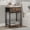 Rustic Brown & Black2, variant on Hanyu End Tables Bedroom, Night Stand with Drawers,  nightstand, Nightstand with Fabric Bins, Bedside Table End Table for Bedroom, Closet, Entryway, College Dorm, Rustic Brown LNT0061BR