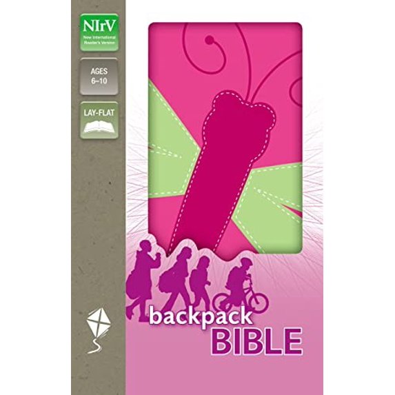 Pre-Owned NIrV, Backpack Bible, Imitation Leather, Pink/Green (Unknown) 031071480X 9780310714804
