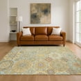 thumbnail image 6 of Addison Rugs Chantille Indoor/Outdoor Transitional Americana Gold Machine Washable Rectangle Rug, 5' x 7'6", 6 of 8