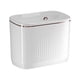 thumbnail image 2 of Cubo de basura colgante, cubo de basura para baño, montaje en pared, contenedor de basura, ahorro de espacio, contenedor de basura para estudio, casa, Corto Blanco mayimx Papelera de baño, 2 of 9