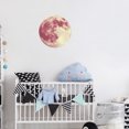 thumbnail image 2 of Pegatinas de pared con diseño de luna llena que brilla en la oscuridad, decoración de habitación infantil, decoración de habitación infantil, sistema solar, calcomanías artísticas, 2 of 4