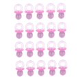 thumbnail image 4 of 30 piezas de chupetes rosas transparentes relleno de jarrón decoración de fiesta de bienvenida al bebé Baoblaze encantos de chupete de acrílico, 4 of 7